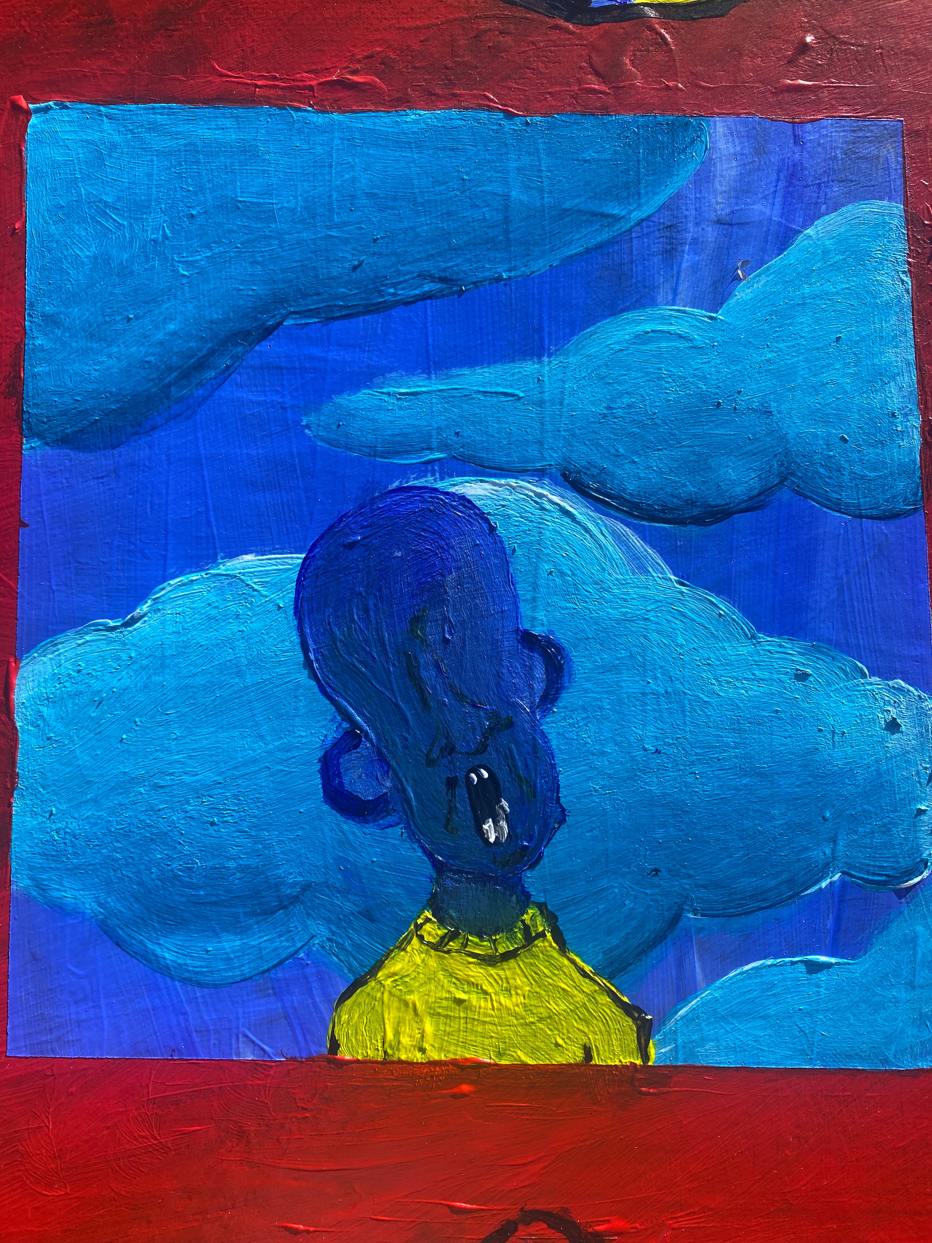 “Blick auf die Wolken“