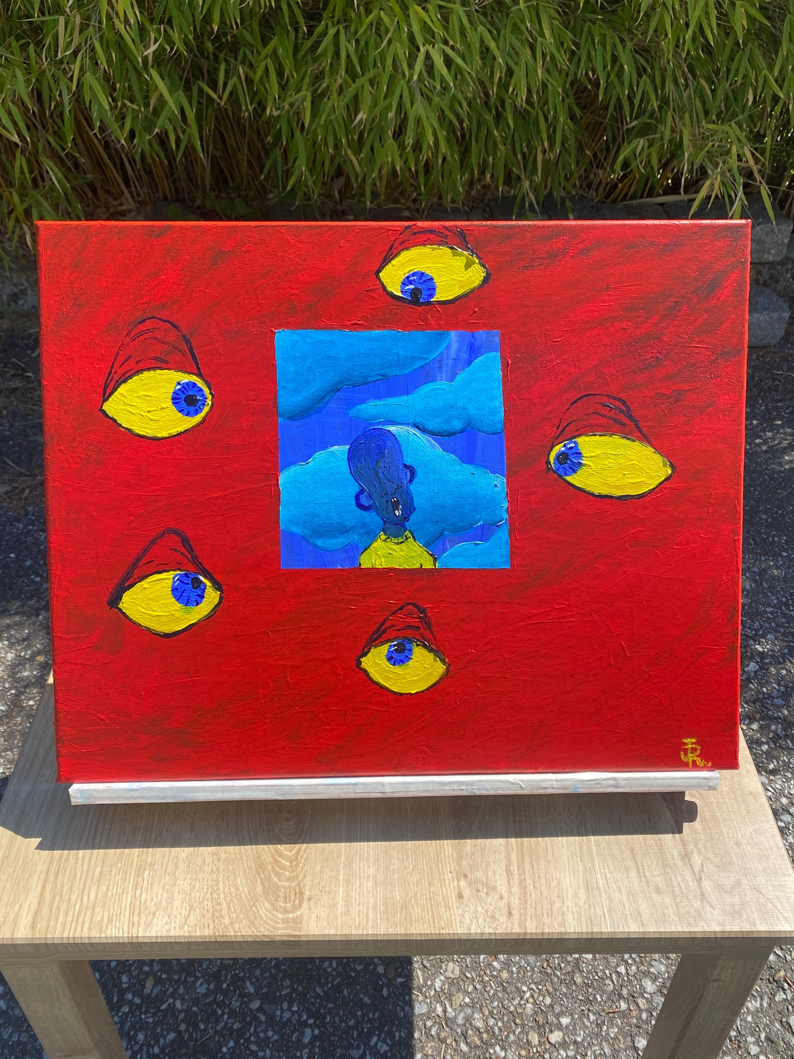 “Blick auf die Wolken“