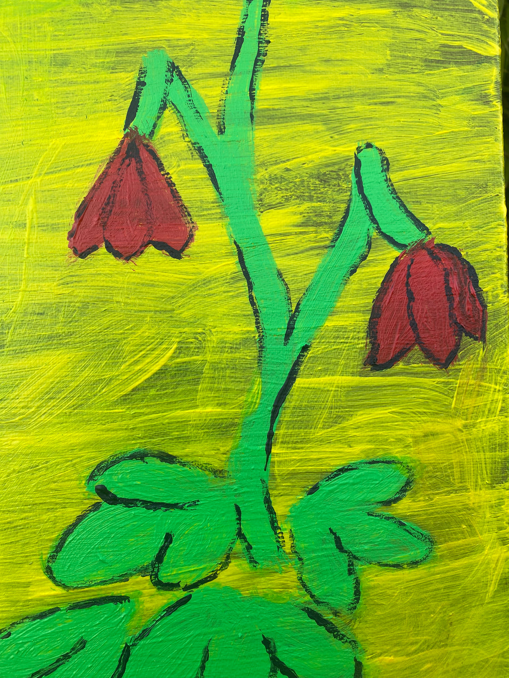 “der Mann zwischen Blumen“