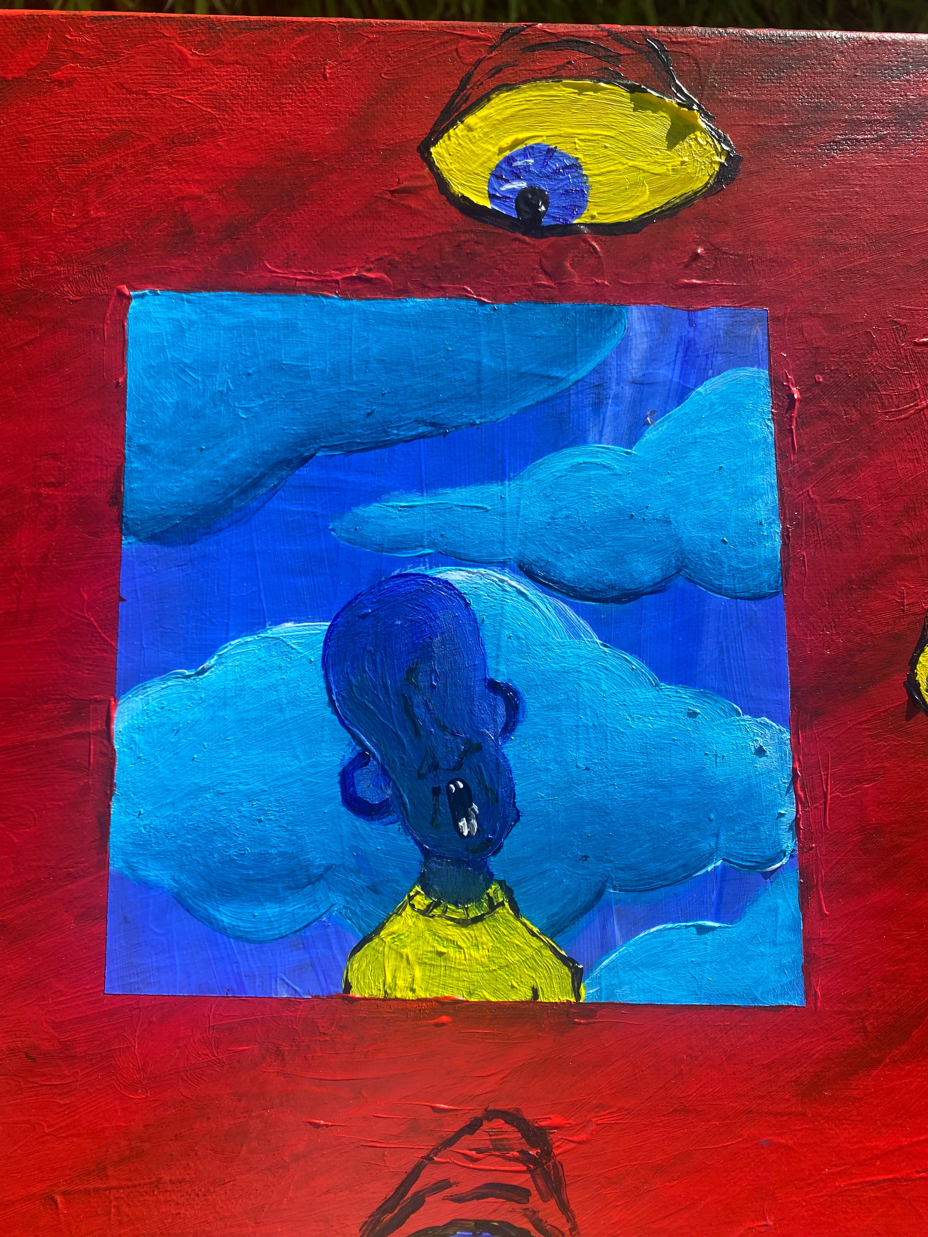 “Blick auf die Wolken“